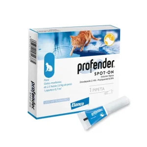 Profender Antiparasitario Interno Gatos de 2,5 a 5 Kg