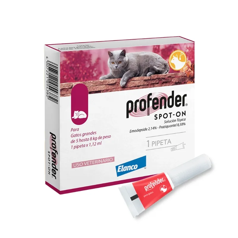 Profender Antiparasitario Interno Gatos de 5 a 8 Kg