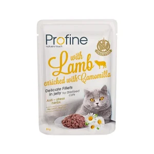 Profine Sterilised - Filets in Jelly - Comida para gato - Cordero