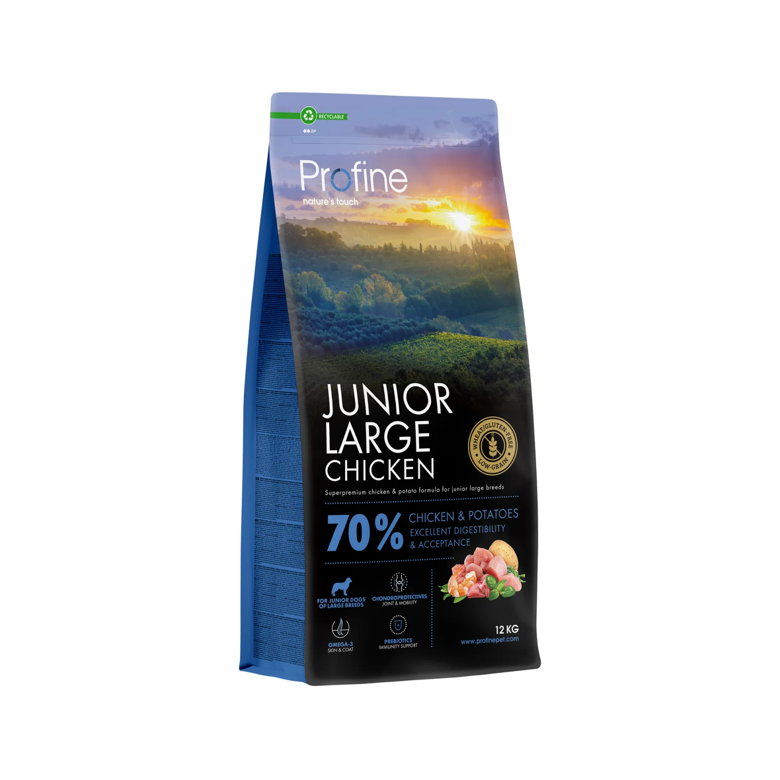 Profine Junior Large Breed - Pienso para Perros - Pollo y Patata