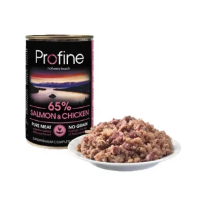 Profine Pure Meat - Comida Húmeda para Perros - Salmón