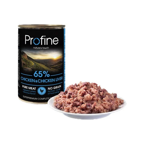 Profine Pure Meat Comida Húmeda para Perros - Pollo