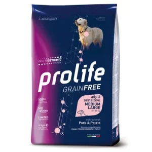 Prolife Dog Grain Free cerdo y patatas 10 kg