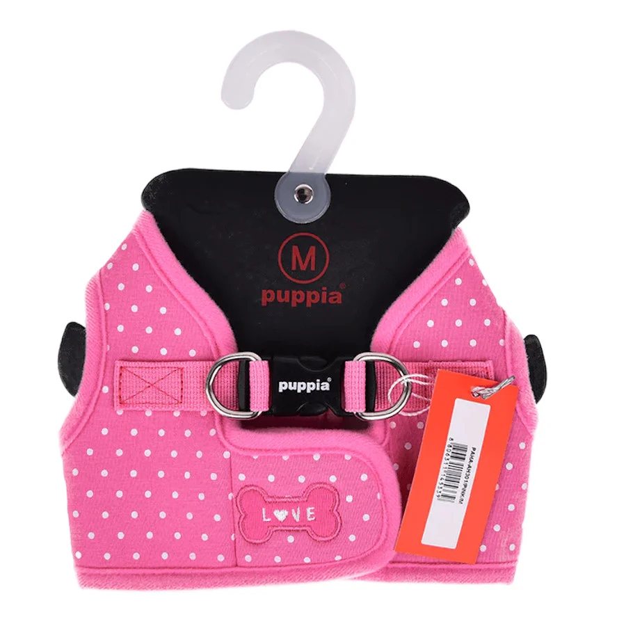 Puppia Dotty Chaleco Rosa arnés para perros
