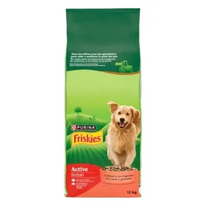 Purina Friskies Adult Dog Active con vacuno 12 kg
