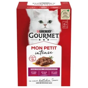 Purina Gourmet Mon Petit en sobres Vacuno, ternera, cordero (6 x 50 g)