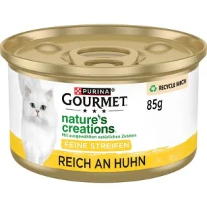 Purina Gourmet Nature's Creations 12 x 85 g Pollo con espinacas y tomate
