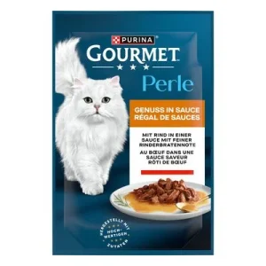 Purina Gourmet Perle Delicias en Salsa 26 x 85 g 26 x 85 g - Vacuno