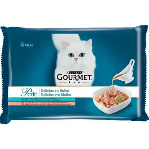 PURINA Gourmet Perle Delicias en Salsa 4x85g y 12x(4x85g)