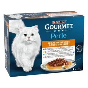 Gourmet Perle Selección Variada 12 x 85 g Delicias en salsa