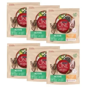 PURINA ONE Mini Active pollo y arroz 9 kg (6 x 1,5 kg)
