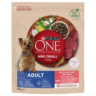 PURINA ONE Mini Adult vacuno y arroz 800 g