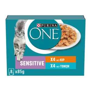 Purina ONE Sensitive Tiras Suaves en Salsa