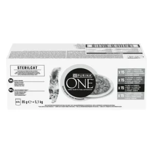 Purina One Sterilcat Mix Meat & Vegetables 60 x 85 g