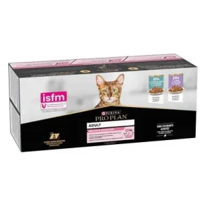PURINA PRO PLAN Delicate Adult 40 x 85 g Pescado de mar y pavo