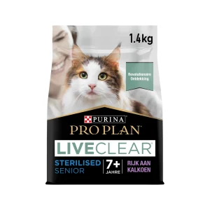 Purina Pro Plan LiveClear Sterilised Senior Cat Food 7+ years - Pavo