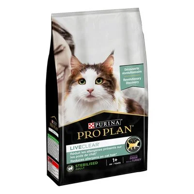 PURINA PRO PLAN LiveClear Sterilised Adult pavo 1,4 kg