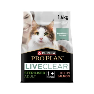 Purina Pro Plan LiveClear Sterilised Cat Food Adult 1+ years - Salmón