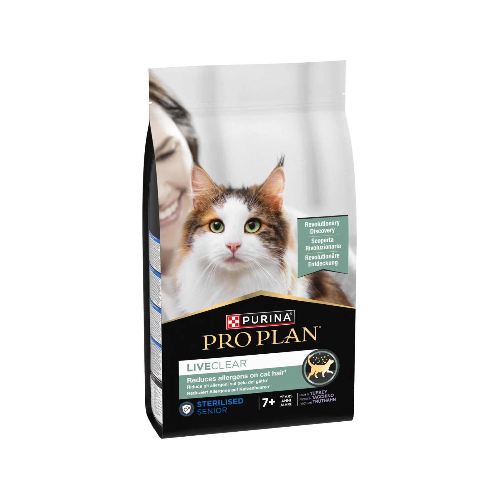 Purina Pro Plan LiveClear Sterilised Senior Cat Food 7+ years - Pavo - Image 2