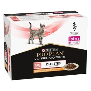 PURINA PRO PLAN Veterinary Diets Feline DM ST/OX Diabetes Management 10 x 85 g