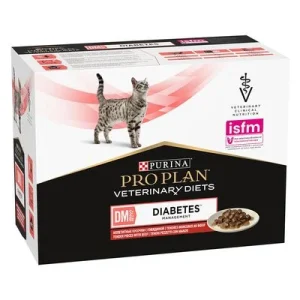PURINA PRO PLAN Veterinary Diets Feline DM ST/OX Diabetes Management 10 x 85 g
