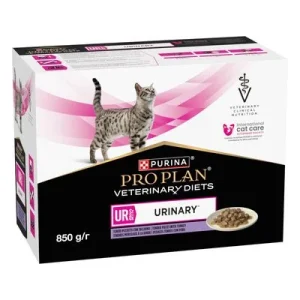 PURINA PRO PLAN Veterinary Diets Feline UR ST/OX - Urinary con pavo 10 x 85 g