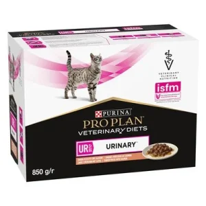PURINA PRO PLAN Veterinary Diets Feline UR ST/OX Urinary con salmón 10 x 85 g