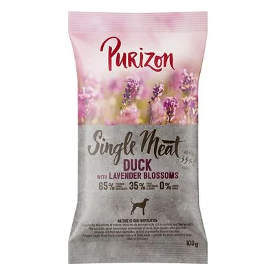 Purizon 100 g / 300 g / 400 g pienso para perros - Pack de prueba Single Meat Adult con pato - 100 g