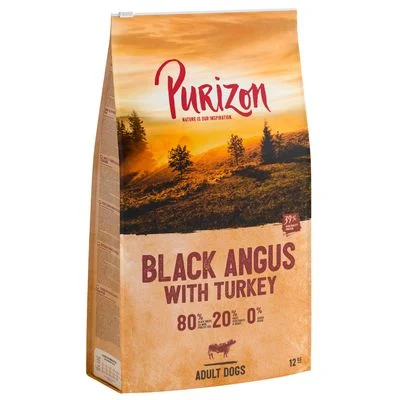 Purizon 2 x 12 kg pienso para perros - Pack Ahorro Adult con Black Angus