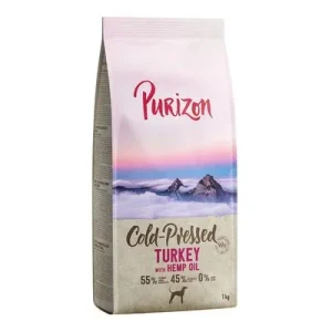 Purizon Cold Pressed pavo con aceite de cáñamo 1 kg