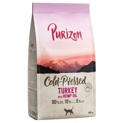 Purizon Coldpressed con pavo y aceite de cáñamo, prensado en frío 400 g