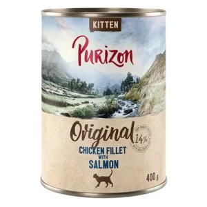 Purizon Kitten 400 g - sin cereales Filete de pollo con salmón (6 x 400 g)