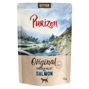 Purizon Kitten 70 g - sin cereales Filete de pollo con salmón (6 x 70 g)