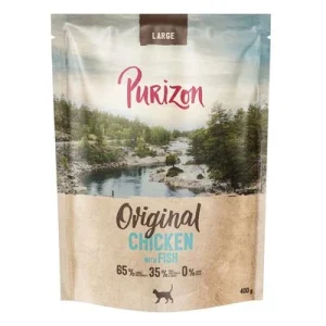 Purizon Large Adult pollo y pescado, sin cereales NUEVO: 400 g