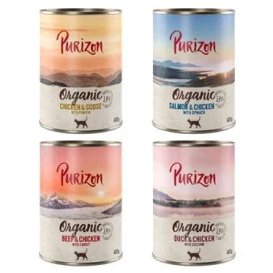 Purizon Organic 6 x 400 g Pack mixto (4 variedades)