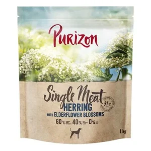Purizon Single Meat Adult arenque con flores de saúco 1 kg