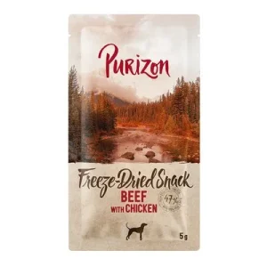 Purizon snacks sin cereales de vacuno con pollo para perros 5 g