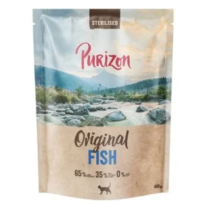 Purizon Sterilised Adult pescado, sin cereales NUEVO: 400 g