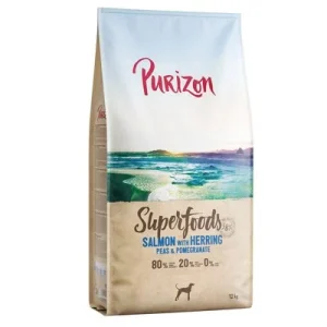 Purizon Superfoods salmón con arenque, guisantes y granada 12 kg