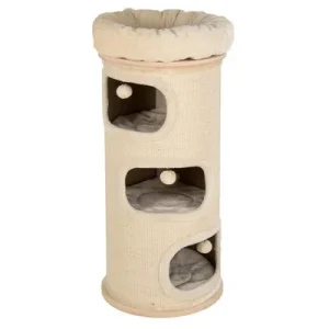 Rascador barril Natural Paradise Primrose para gatos Tamaño L, crema