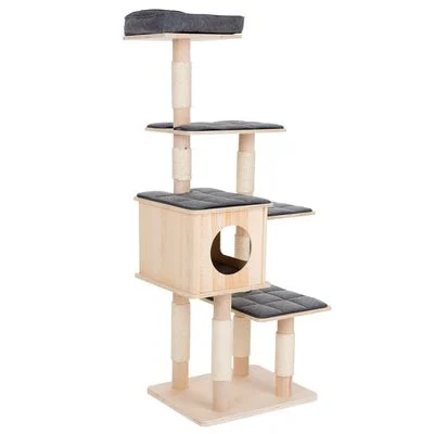 Rascador Cairo para gatos gris