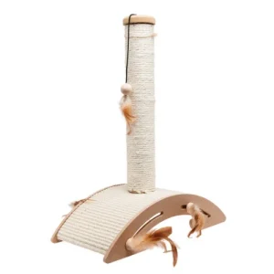 Rascador de sisal con juguete Karlie para gatos