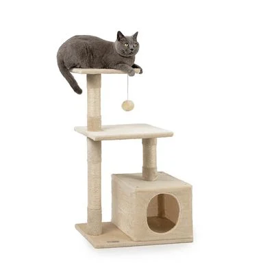 Rascador Lionto para gatos, 85 cm beige