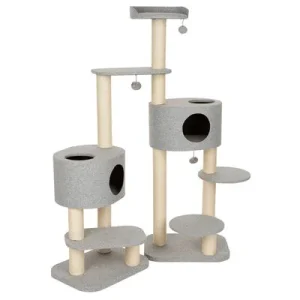 Rascador Modern Living Oxford para gatos Gris claro