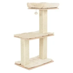 Rascador Natural Paradise Orchid M para gatos Crema
