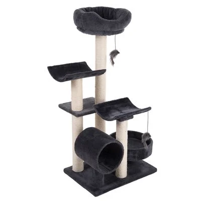 Rascador Penélope para gatos Gris oscuro