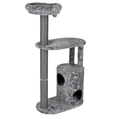 Rascador Royal Silver para gatos Gris / estampado floral