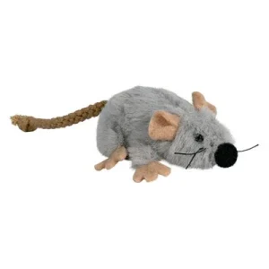 Ratón de juguete de Trixie con catnip para gatos 1 unidad (7 cm)