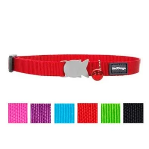 Red Dingo Collar Liso Gato con Cierre de Pez