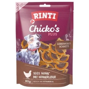 RINTI Chicko Plus embutido de hígado para perros 80 g